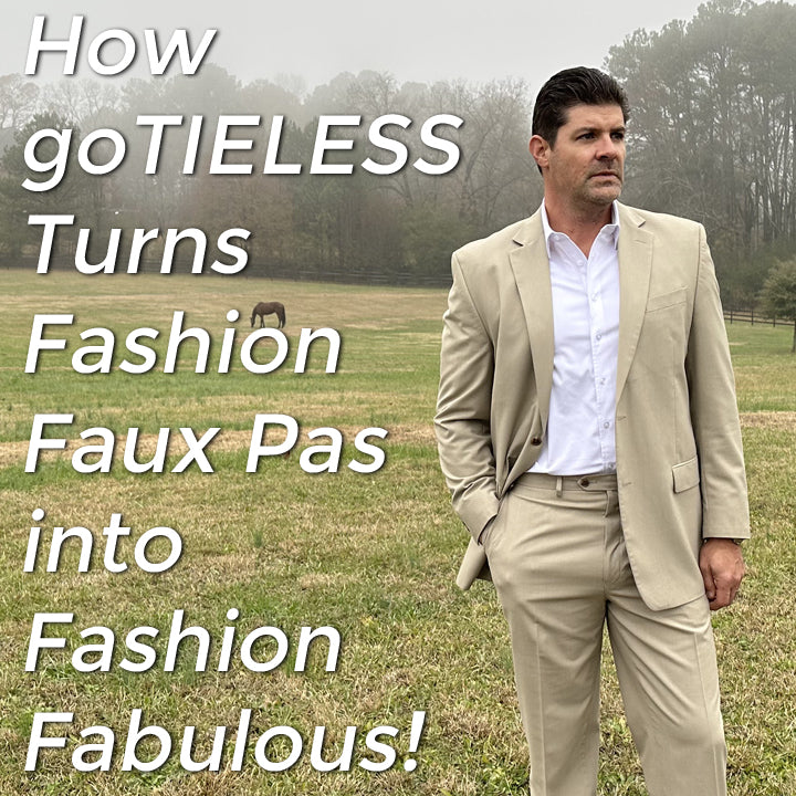 The Collar Chronicles: How goTIELESS Turns Fashion Faux Pas into Fashion Fabulous!