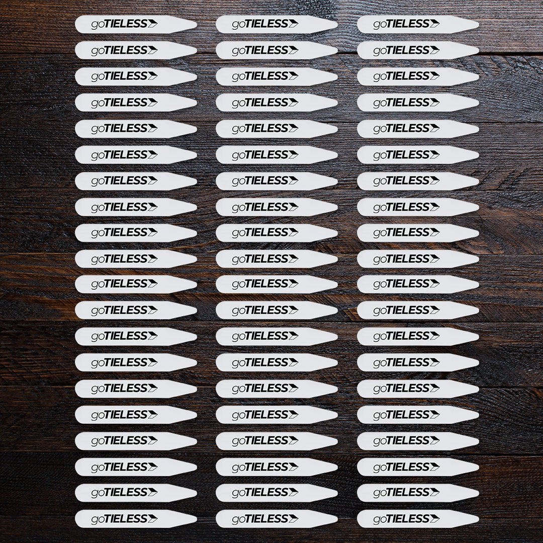 goTIELESS Branded Collar Stays