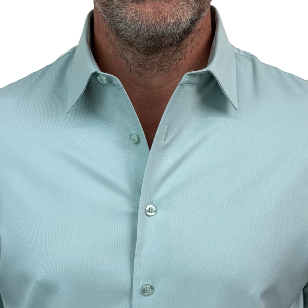 goTIELESS Ultimate Dress Shirt (Light Green)