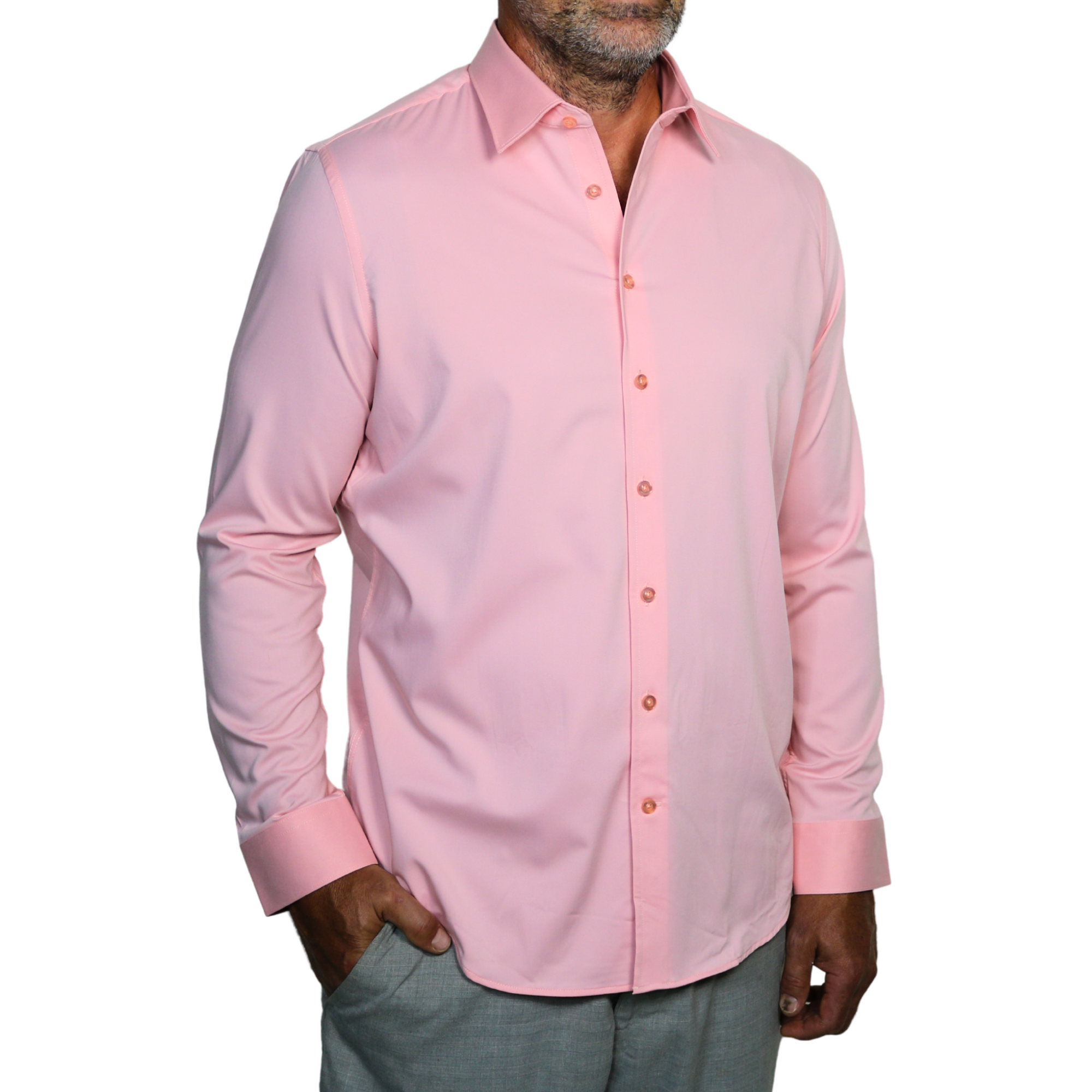 goTIELESS Ultimate Dress Shirt (Coral)