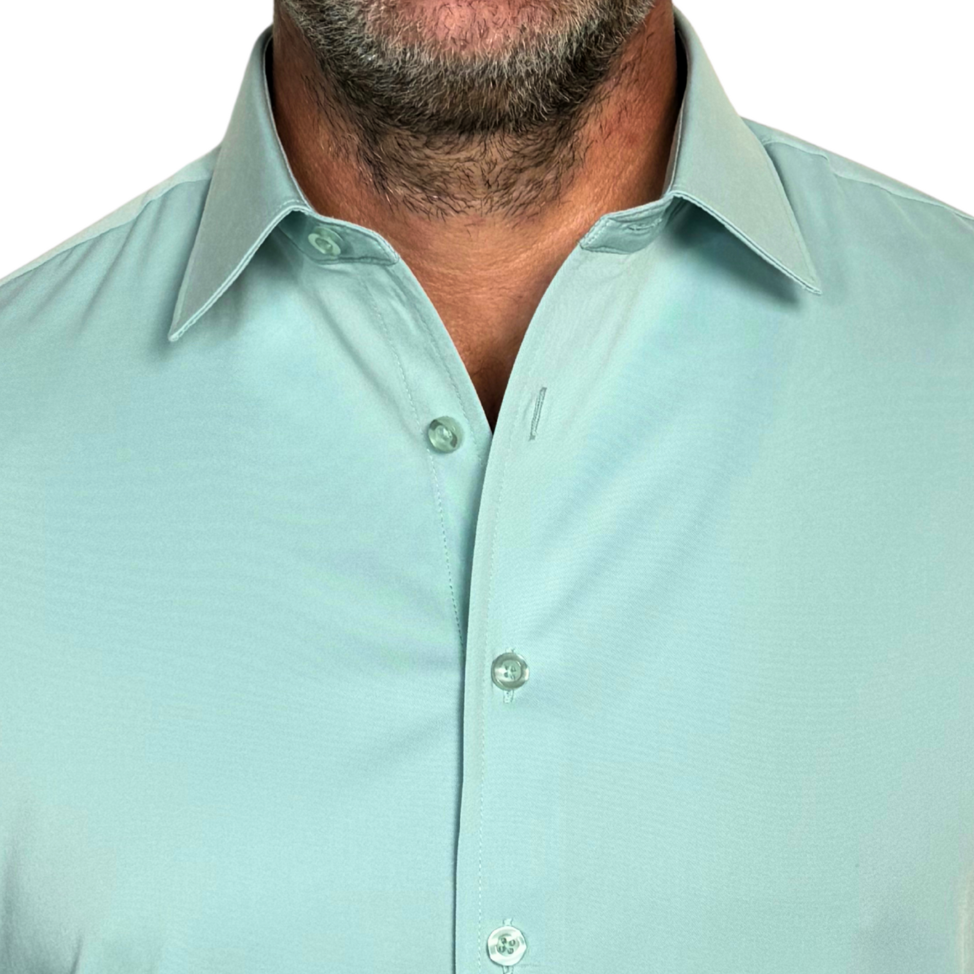 goTIELESS Ultimate Dress Shirt (Light Green)