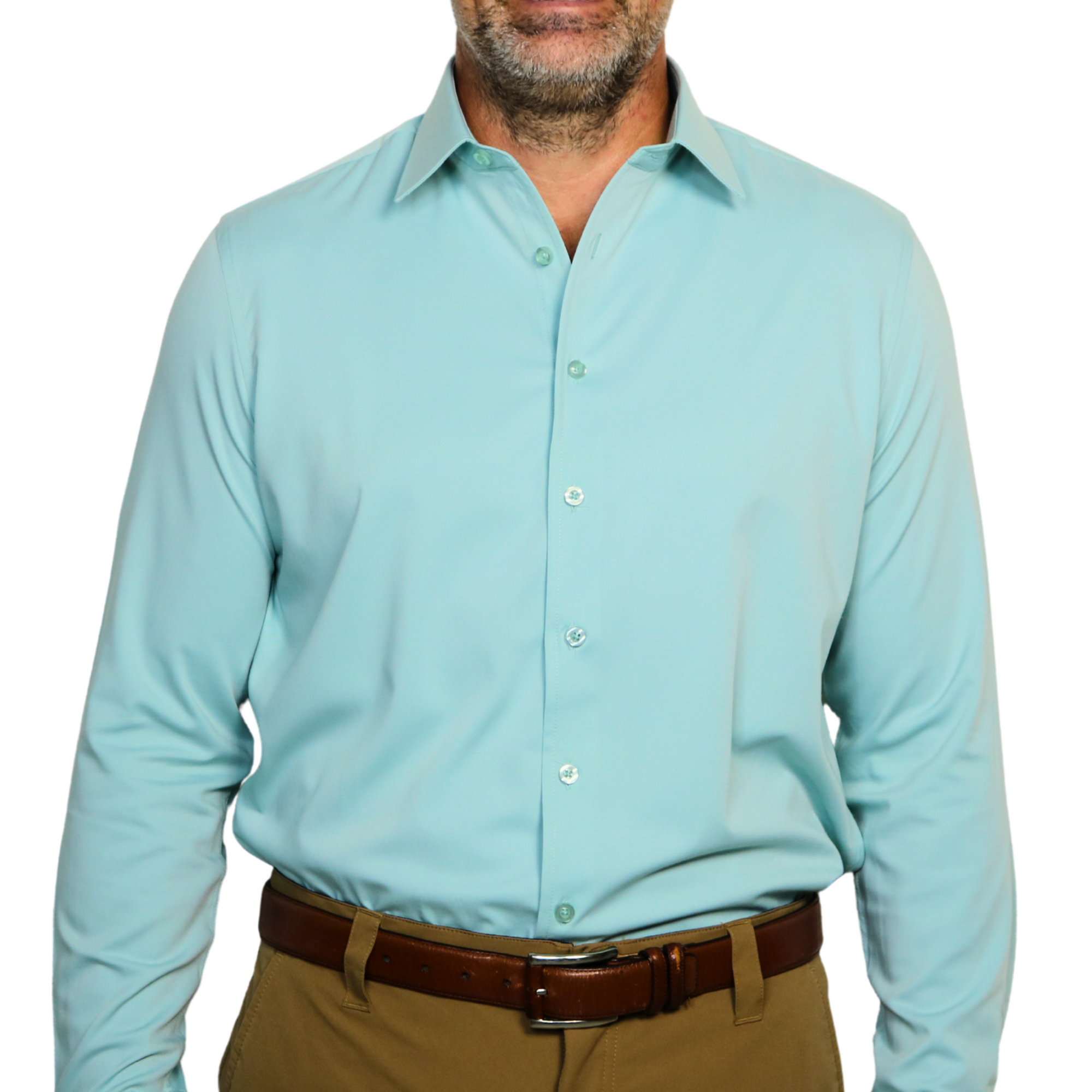 goTIELESS Ultimate Dress Shirt (Light Green)
