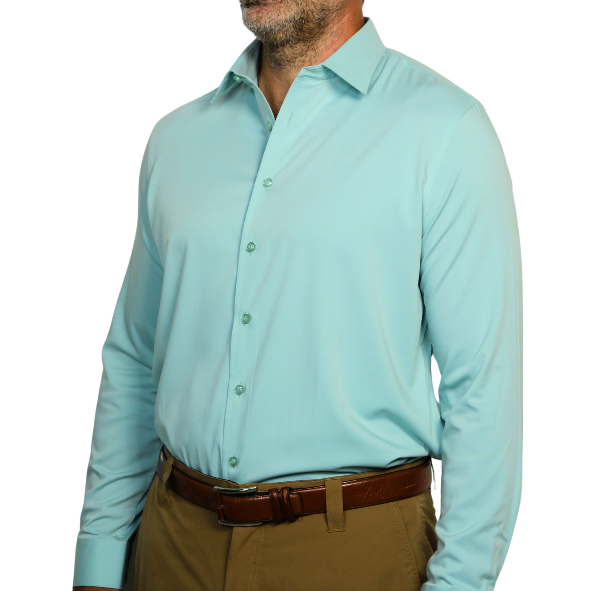 goTIELESS Ultimate Dress Shirt (Light Green)