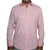 Coral sunset-inspired shirt for beach weddings or summer travel, stylish and structured by goTIELESS