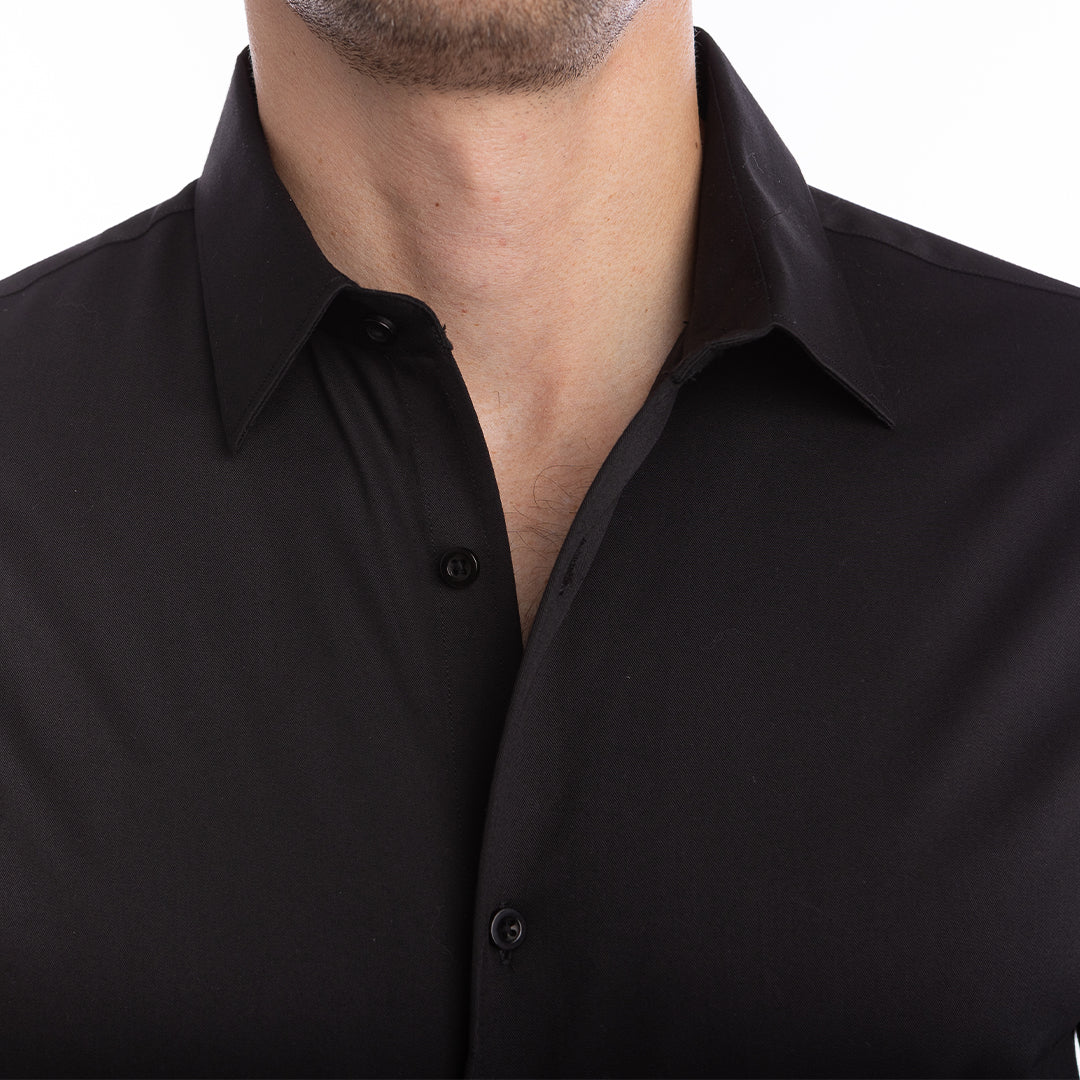 goTIELESS Ultimate Dress Shirt (Black) goTIELESS Ultimate Dress Shirt (Black)
