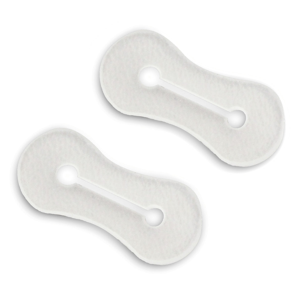 Clear plastic cuff adapters that fit over shirt cuff buttons so you can use cufflinks without a French cuff