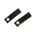 FLXCUF® Army Green elastic cuff holder with leather trim and metal accents