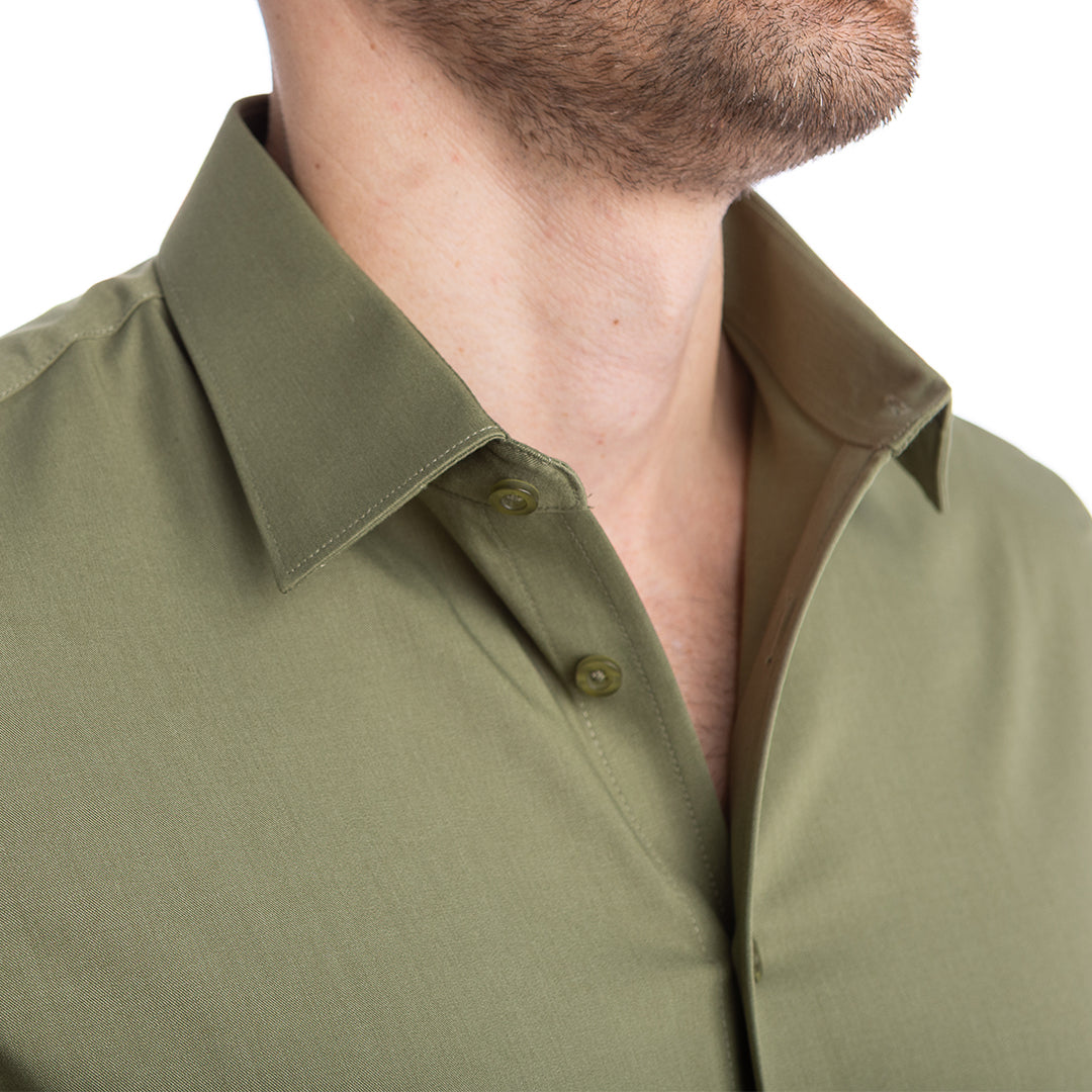 Ultimate Dress Shirt (Army Green) (Wholesale)