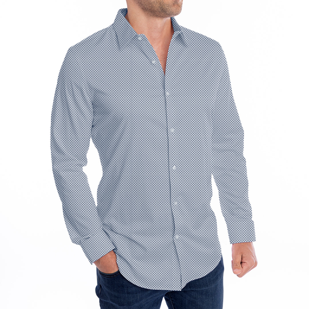 goTIELESS Ultimate Dress Shirt (Blue Diamond)