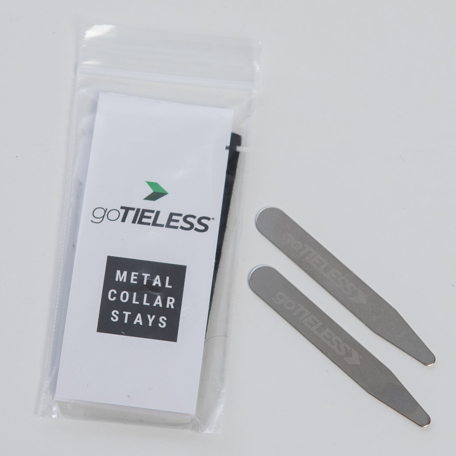 goTIELESS Branded Collar Stays