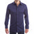 goTIELESS Ultimate Dress Shirt (Navy Polk-a-Dot)