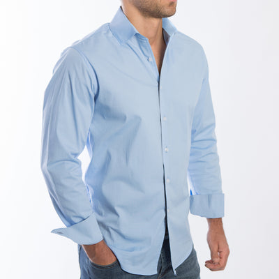 goTIELESS Ultimate Dress Shirt (Light Blue)