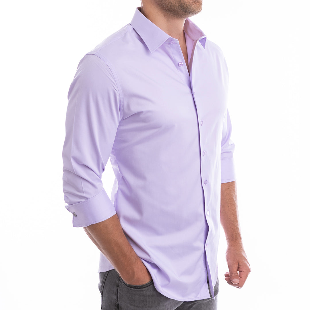 goTIELESS Ultimate Dress Shirt (Lavender) Standard / S goTIELESS Ultimate Dress Shirt (Lavender) Standard / S