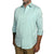 Versatile light green shirt for men, business casual during the day, elevated style at night