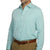 Convertible cuffs and easy-care fabric in light green goTIELESS shirt, modern fit for modern men