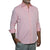 Men’s coral shirt with relaxed vacation vibe, inspired by the colors of the sunset