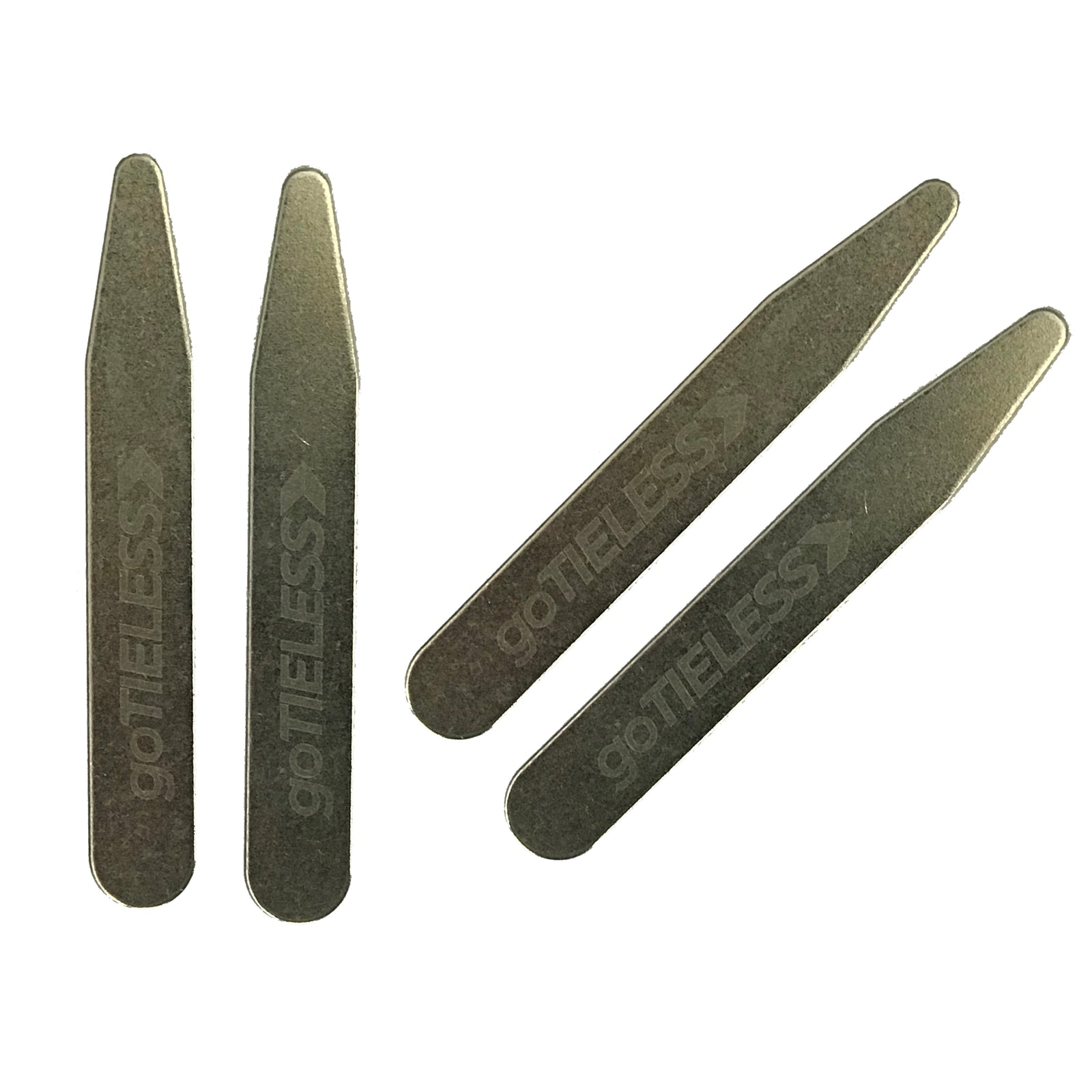 High-quality metal collar stays for men’s dress shirts prevents floppy collars and adds professional structure to your open collar look.