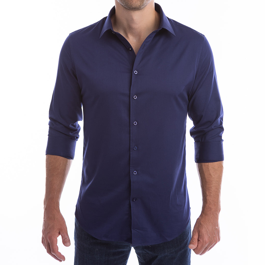 navy dress shirt with tie Navy Blue Shirt And Tie